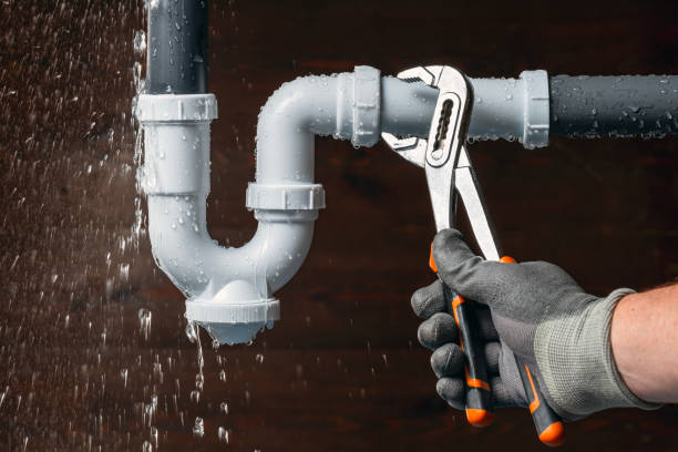 Professional Gas Line Repair technician working in China Village, ME